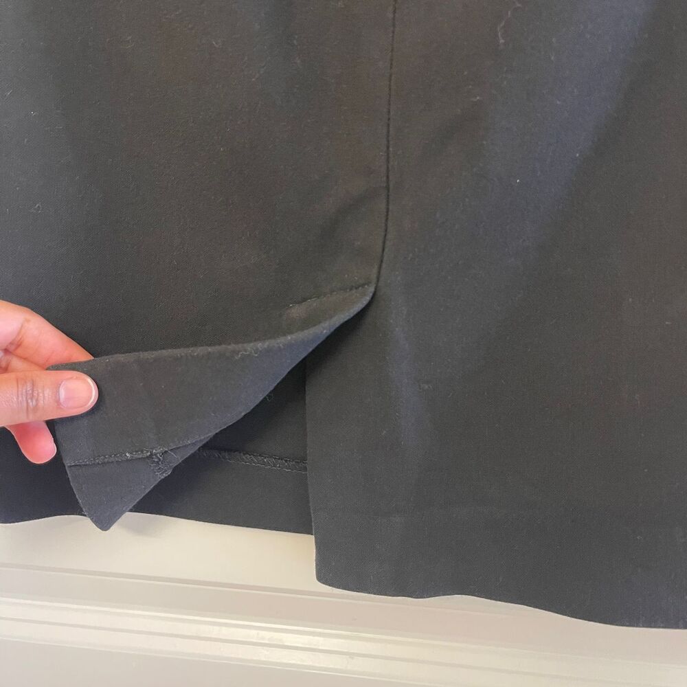 Loft Black Pencil Skirt 0P Size Petite Pockets Straight Career Office Work Wear - Picture 7 of 10
